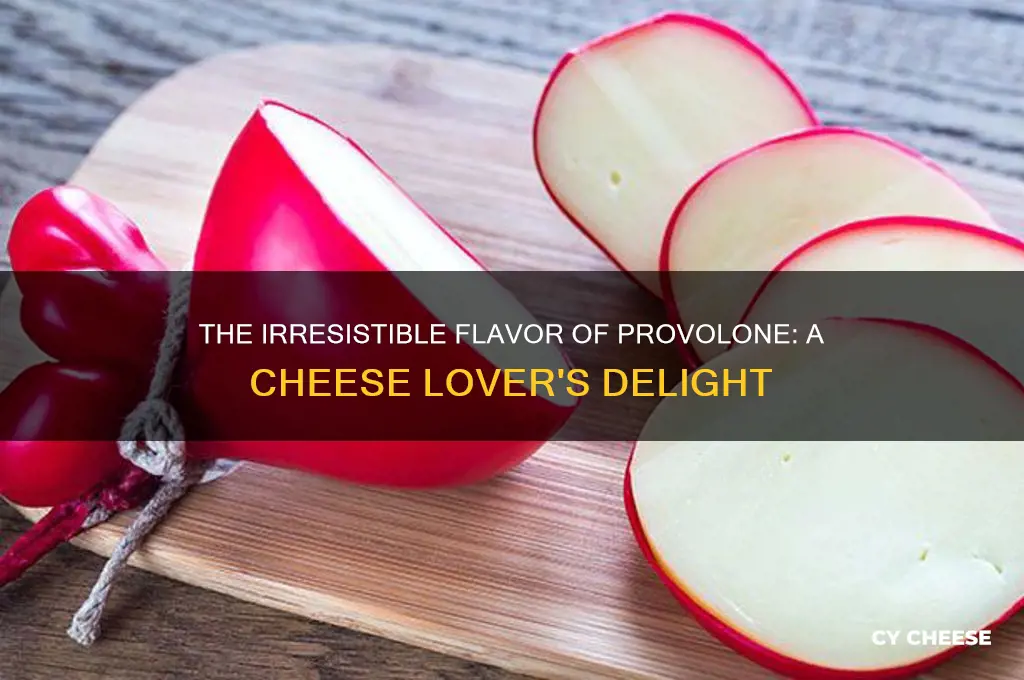 why provolone cheese tastes good