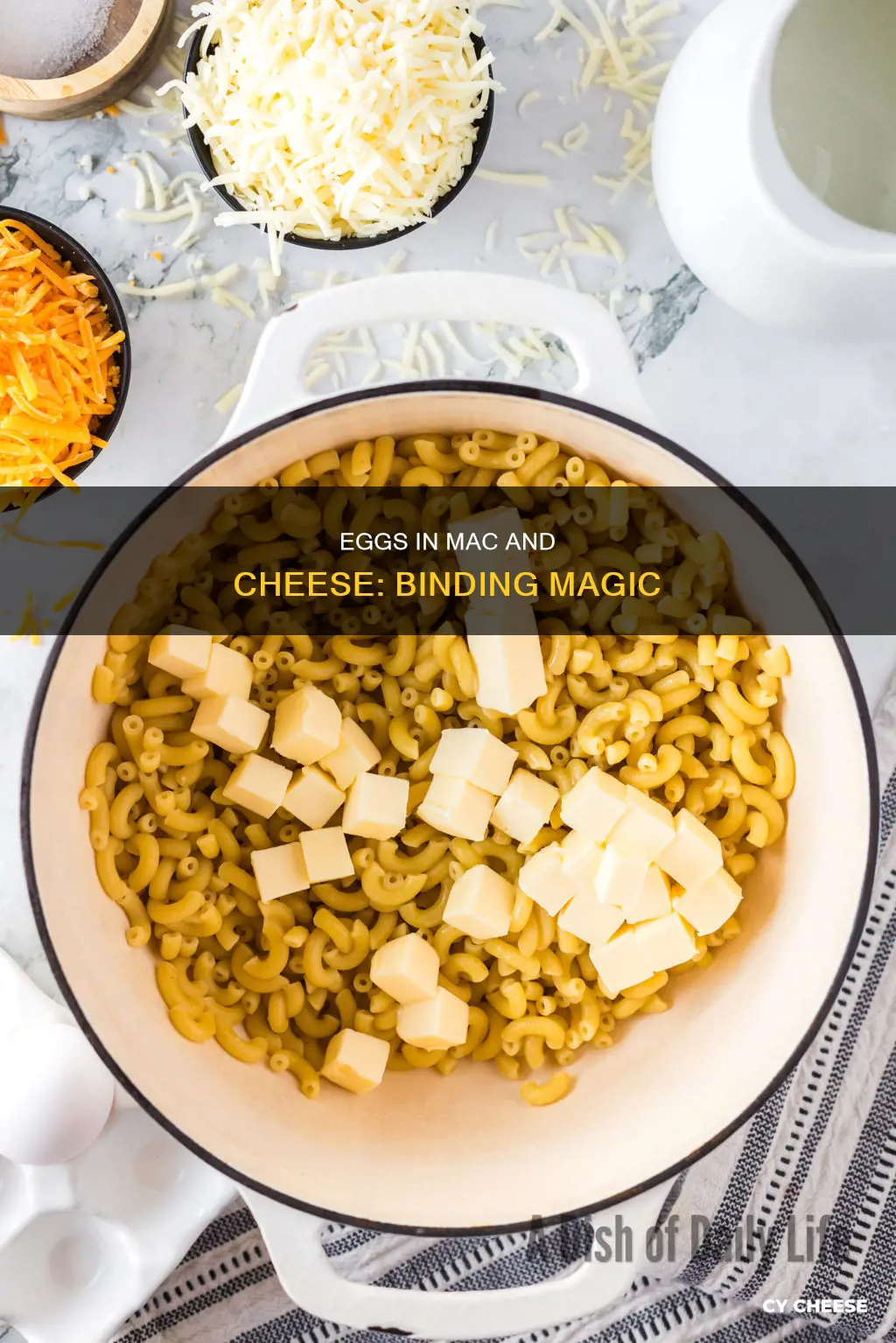 why put eggs in ma and cheese