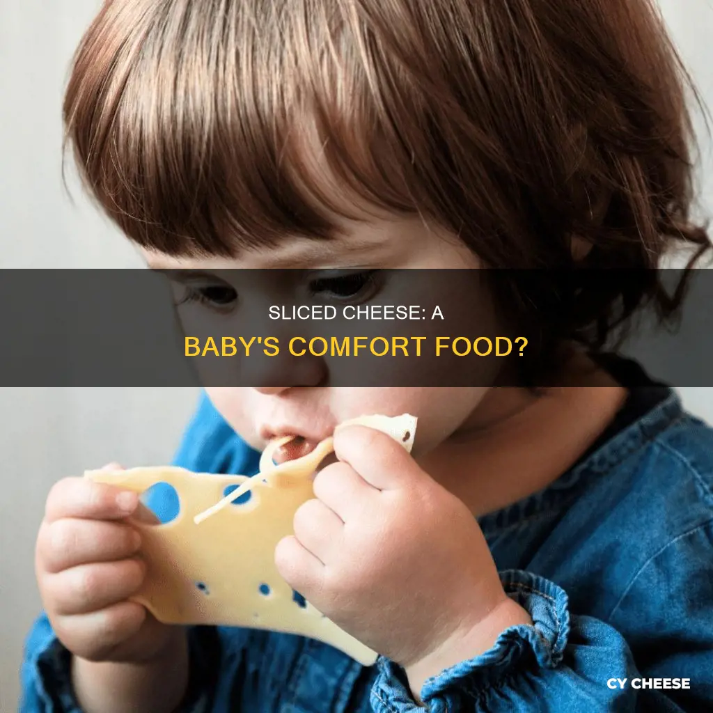 why put sliced cheese onbaby