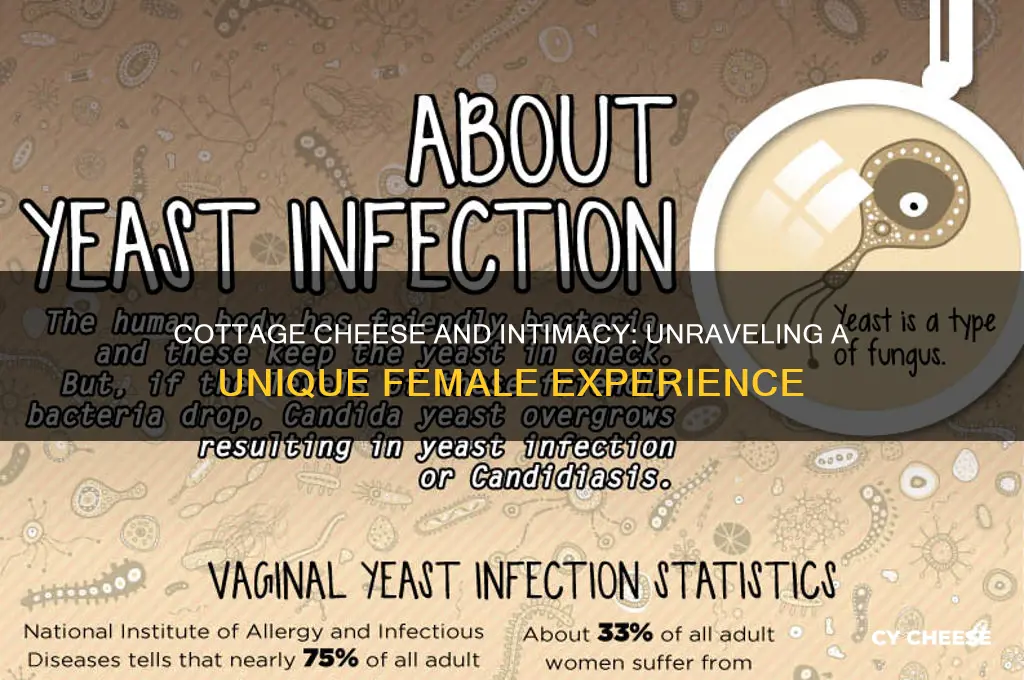 why some women have cottage cheese with sex