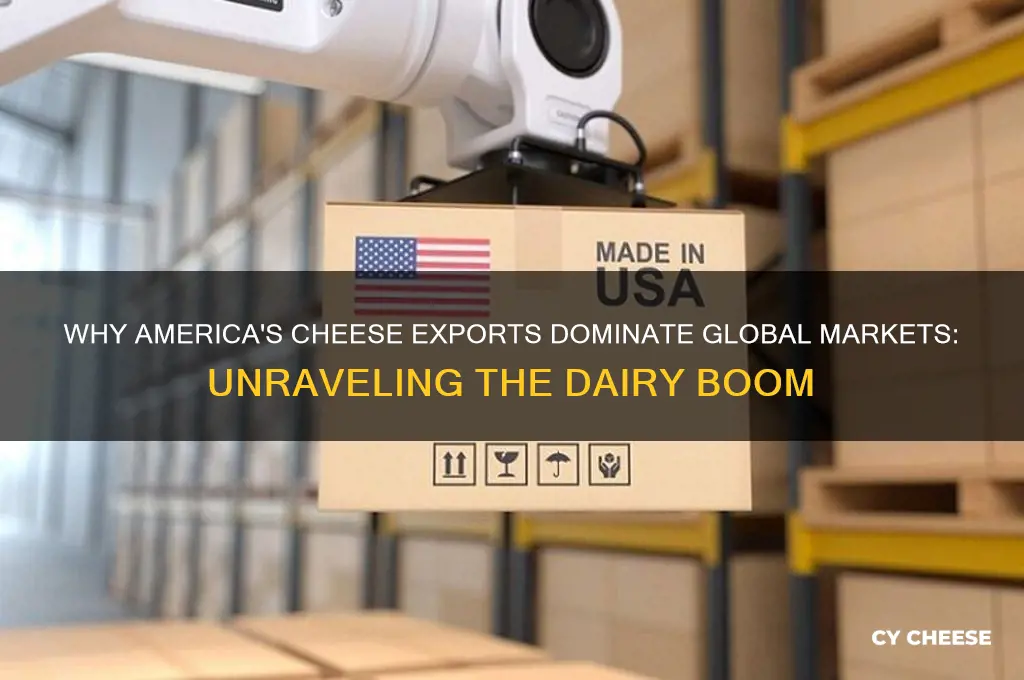 why usa exports so much cheese