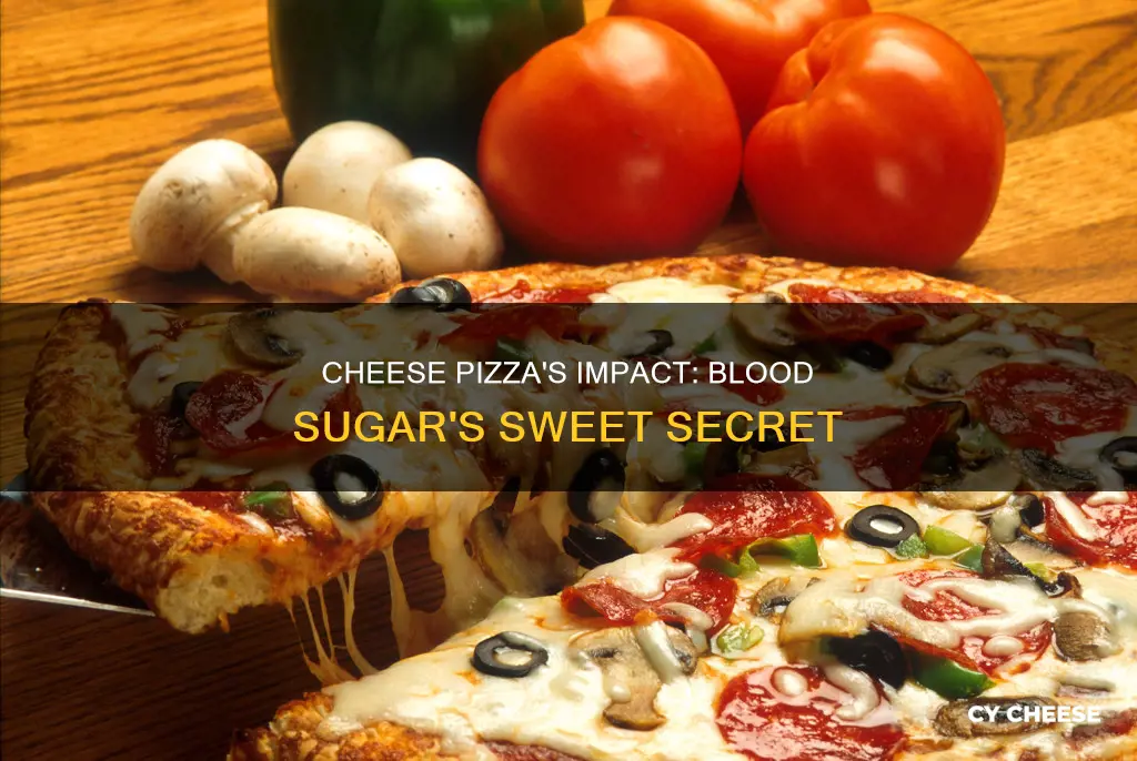 will a cheese pizza raise blood sugar