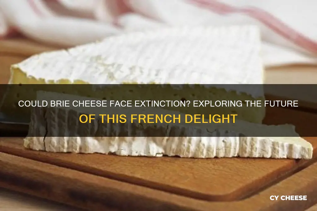 will brie cheese go extinct