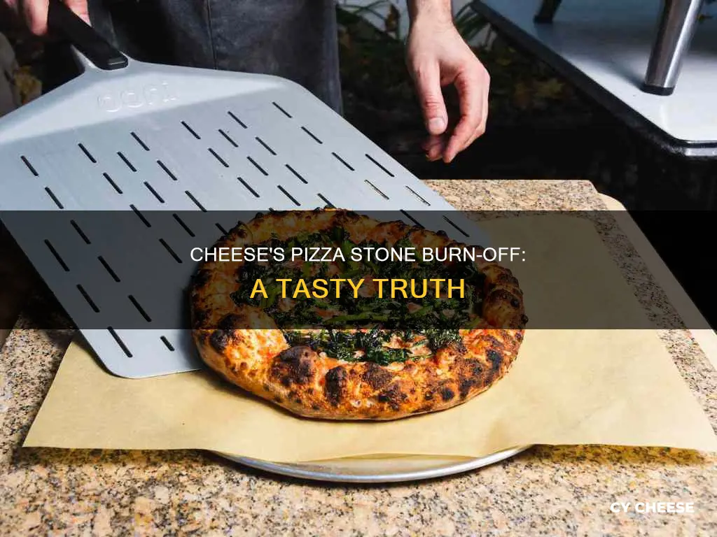 will cheese burn off pizza stone