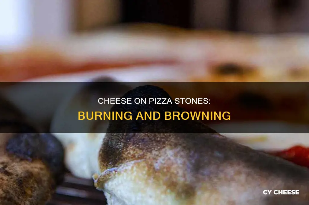 will cheese burn off pizza stone
