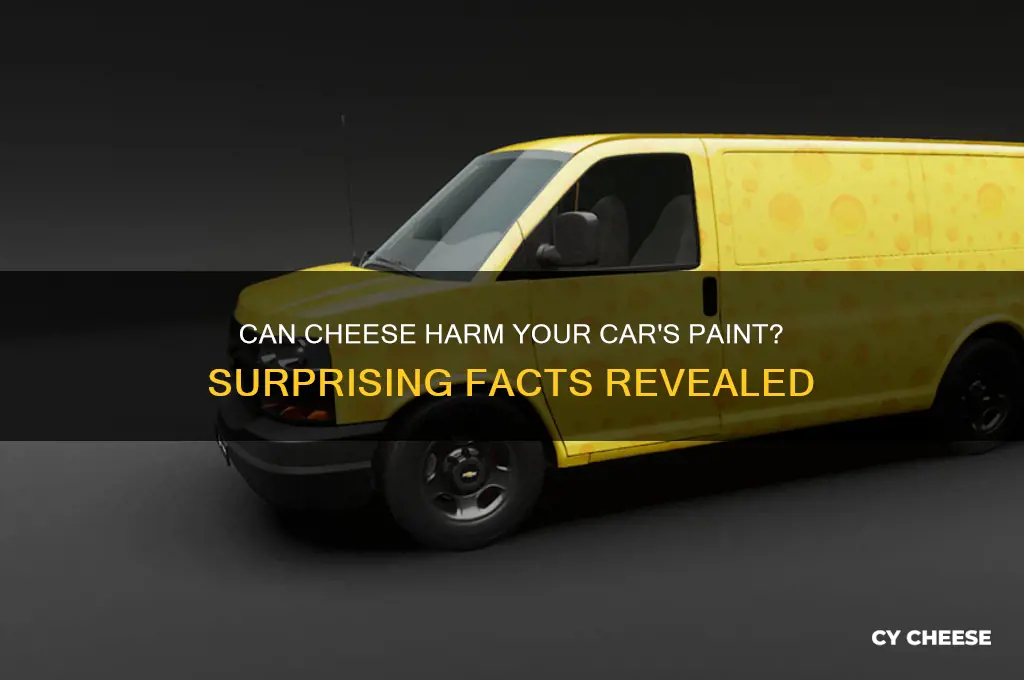 will cheese damage car paint