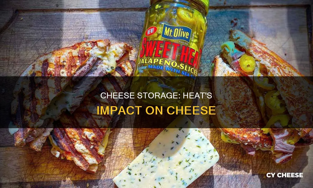 will cheese go bad if left in heat