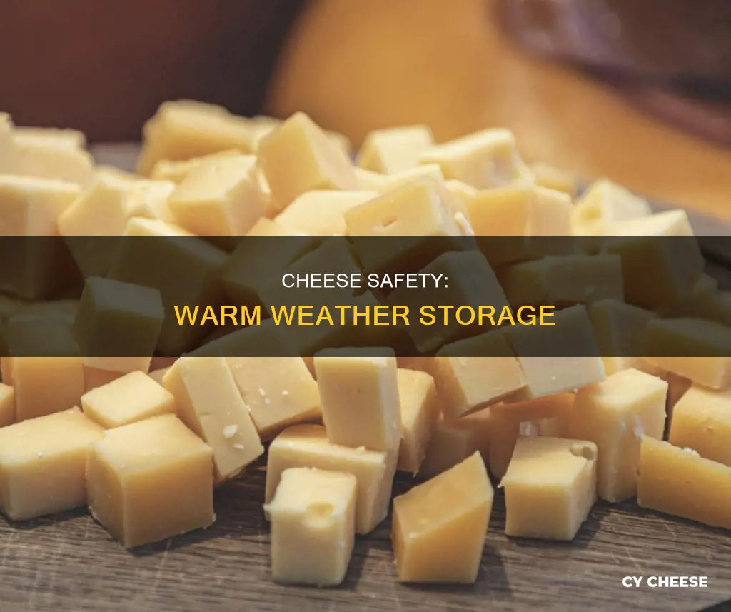 will cheese go bad left out in warm weather
