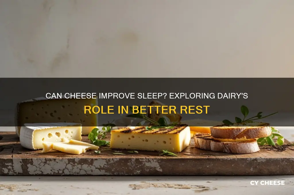 will cheese help me sleep