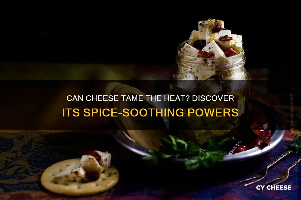 will cheese help with spice