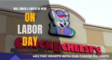 Chuck-E-Cheese's Labor Day Plans: Open or Closed?