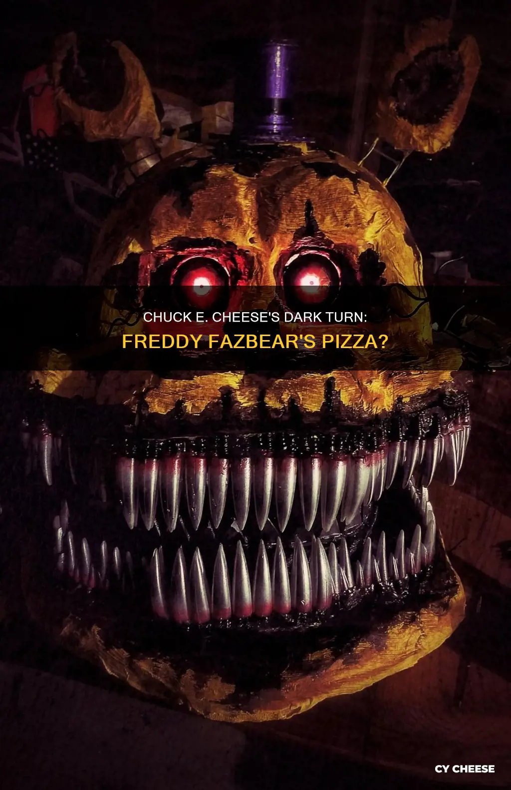 will chuck e cheese become freddy fazbear