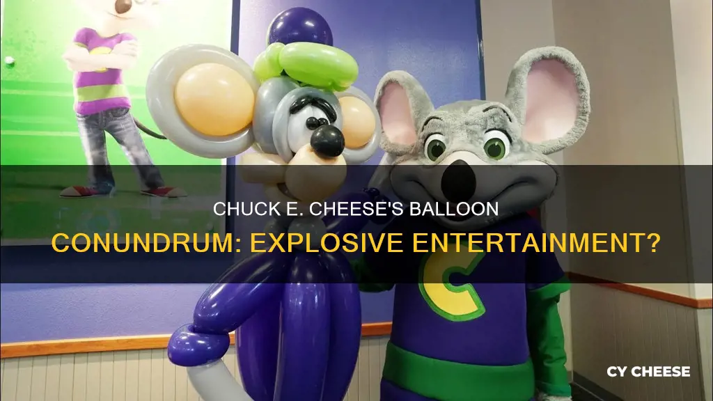 will chuck e cheese blow up balloons