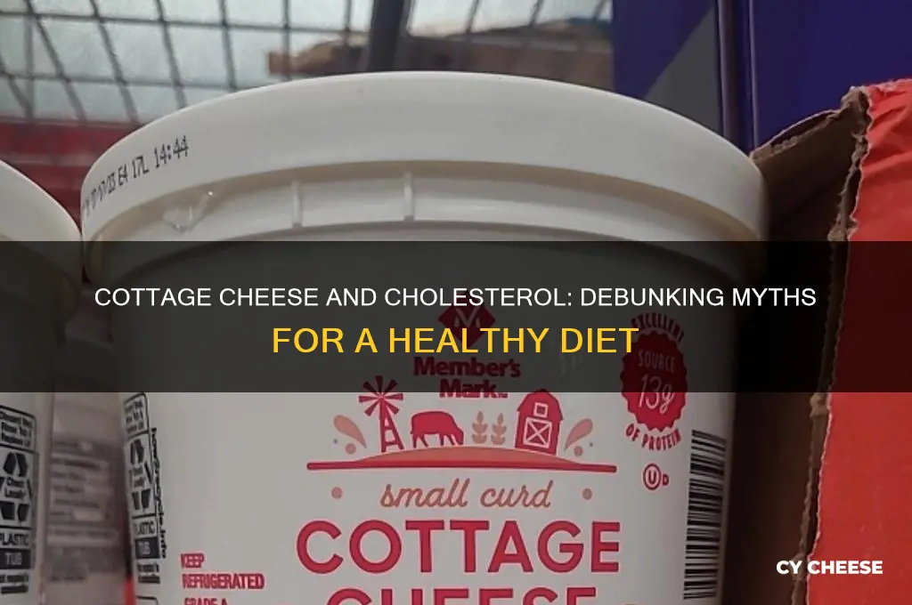 will cottage cheese raise cholesterol