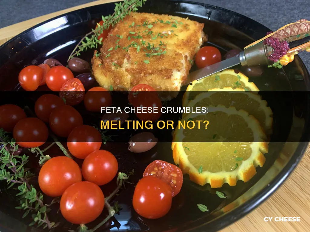 will feta cheese crumbles melt