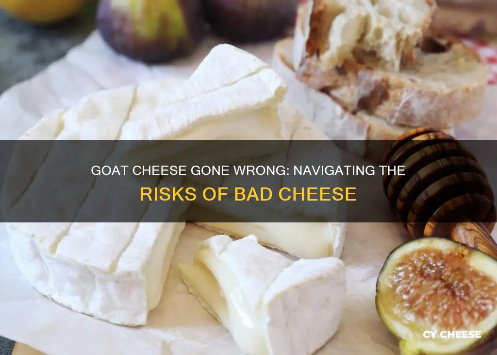 will goat cheese hurt you if its a little bad