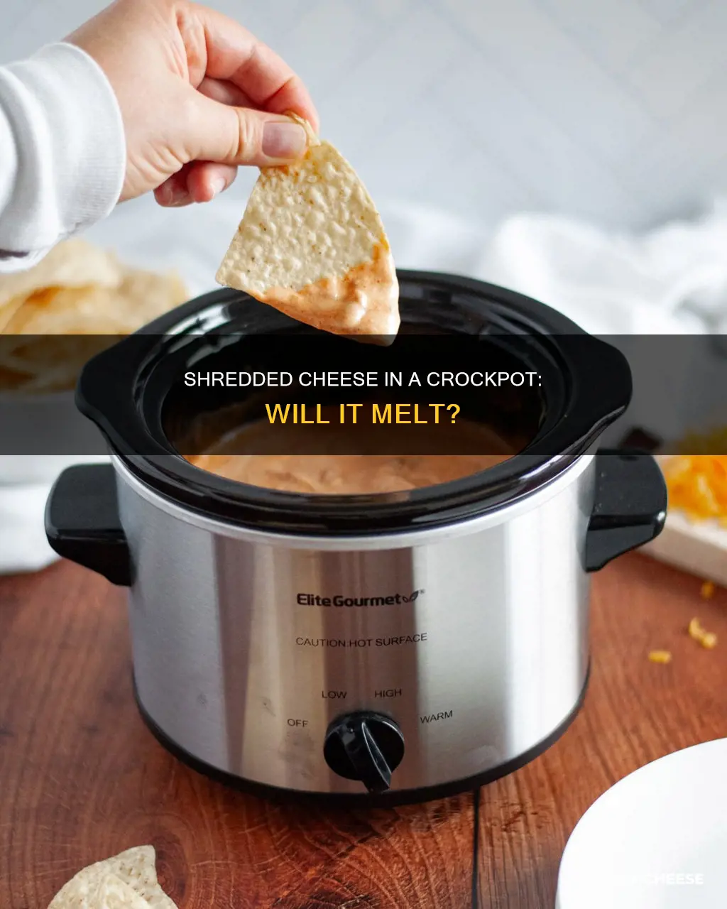 will shredded cheese melt in crockpot