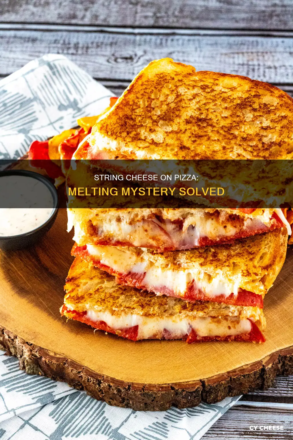 will string cheese melt on pizza