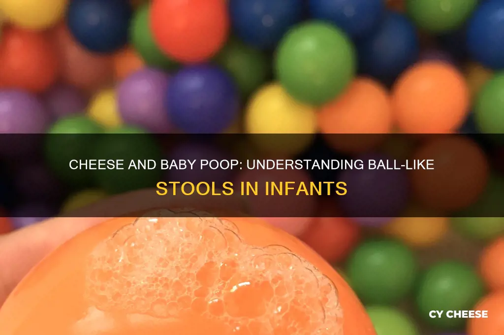 will too much cheese cause baby to poop balls