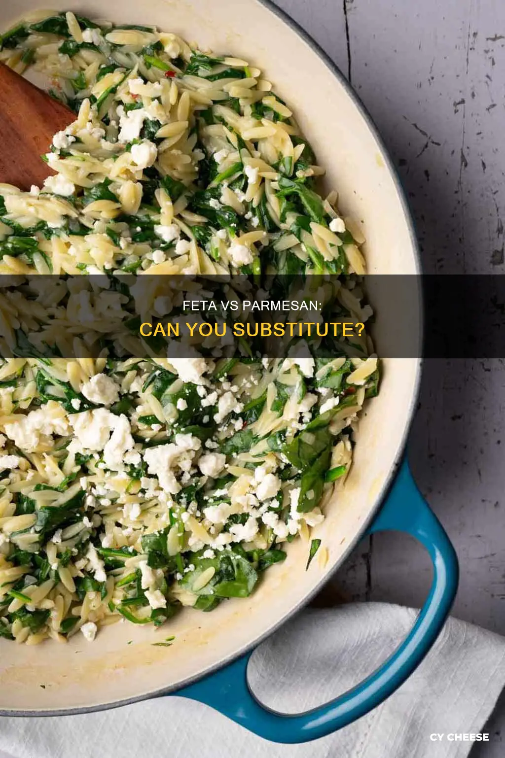 would feta be a substitute for parmesan cheese