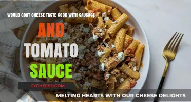 Goat Cheese, Sausage, and Tomato Sauce: A Flavor Match Made in Heaven?