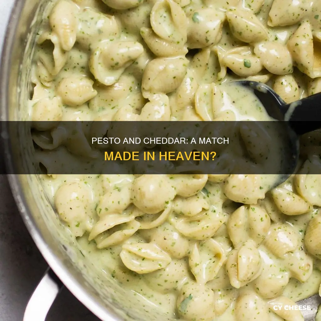 would pesto be gross with cheddar cheese