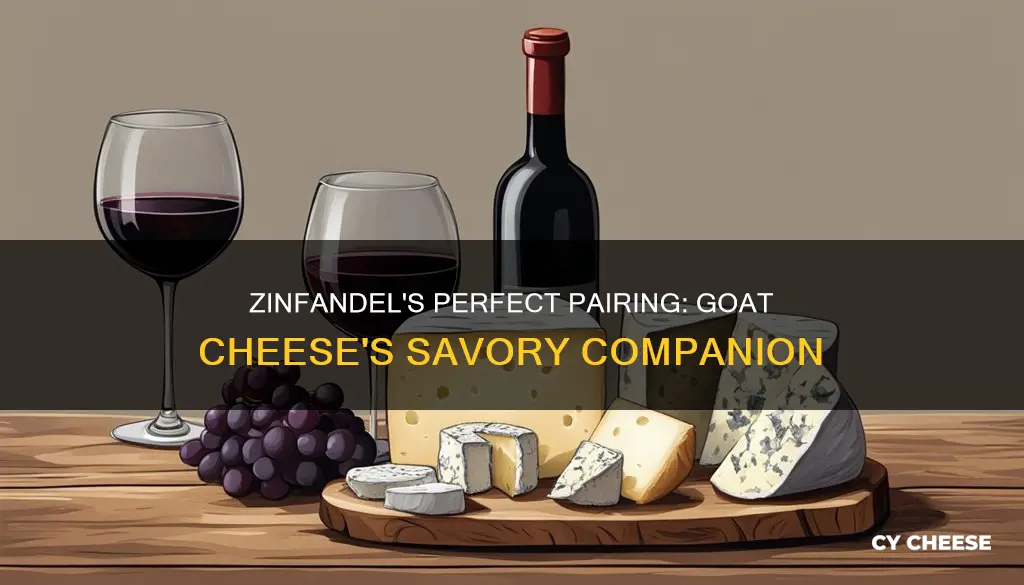 would zinfandel go great with goat cheese